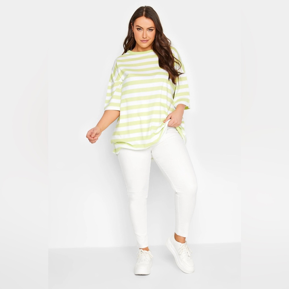 YOURS Curve White JENNY Jeggings